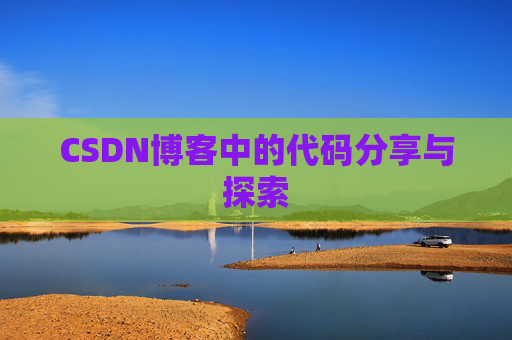 CSDN博客中的代码分享与探索